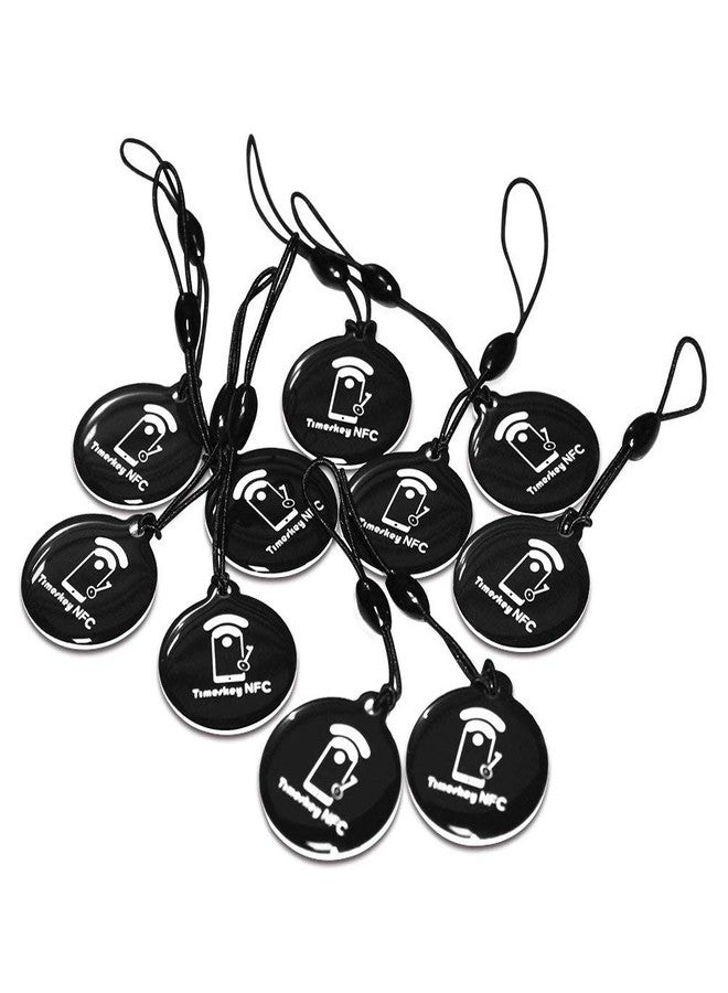 Timeskey NFC 10pcs NFC Tags Keychain Ntag215 NFC Chips Programmable NFC Fob NFC Key Fob NFC Card Compatible All NFC Enabled Mobile Phones & Devices - Image 1