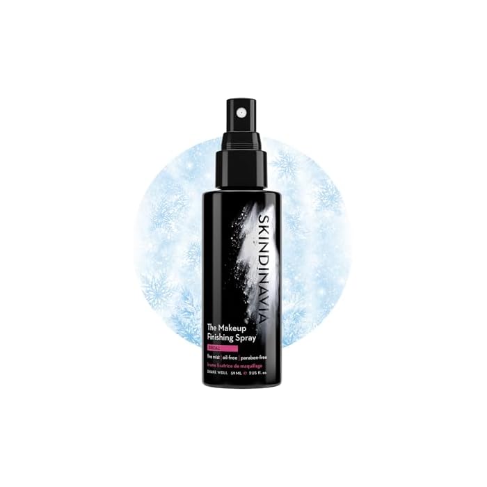 Skindinavia Makeup Setting Spray, Bridal Setting Spray for Makeup Long Lasting, Waterproof & Heat-Resistant Cooling Formula, All-Day Wear Up to 16+ Hours, Wedding Day, Bridal Shower Gift, 2 Oz