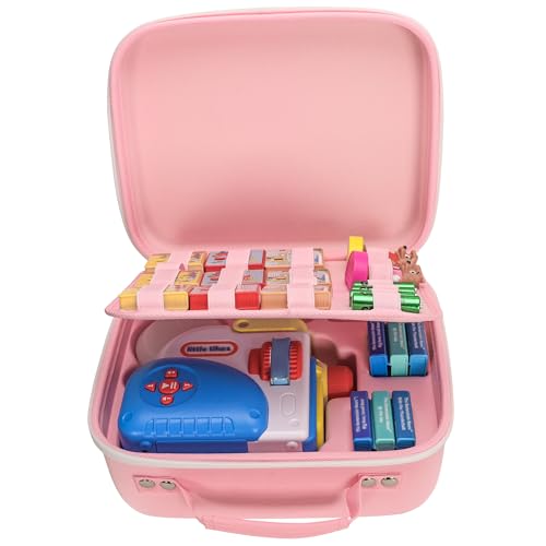 CROTIRAD Case Compatible with Little Tikes Story Dream Machine Portable Storage Case for Little Tikes Story Dream Machine Books Starter Set Up to 5 sets CASE ONLY Pink - Image 5