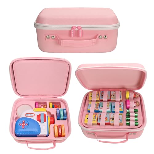 CROTIRAD Case Compatible with Little Tikes Story Dream Machine Portable Storage Case for Little Tikes Story Dream Machine Books Starter Set Up to 5 sets CASE ONLY Pink - Image 1