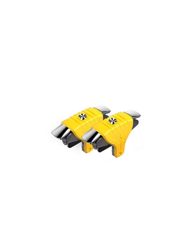ProOne ProOne PGT01 Trigger Shooter Gaming Controller 2 Pcs Metal Buttons Mobile Games Shooting Trigger Controller for Android/iOS Phone Accessories For PUBG/Survival Rules  - Image 1