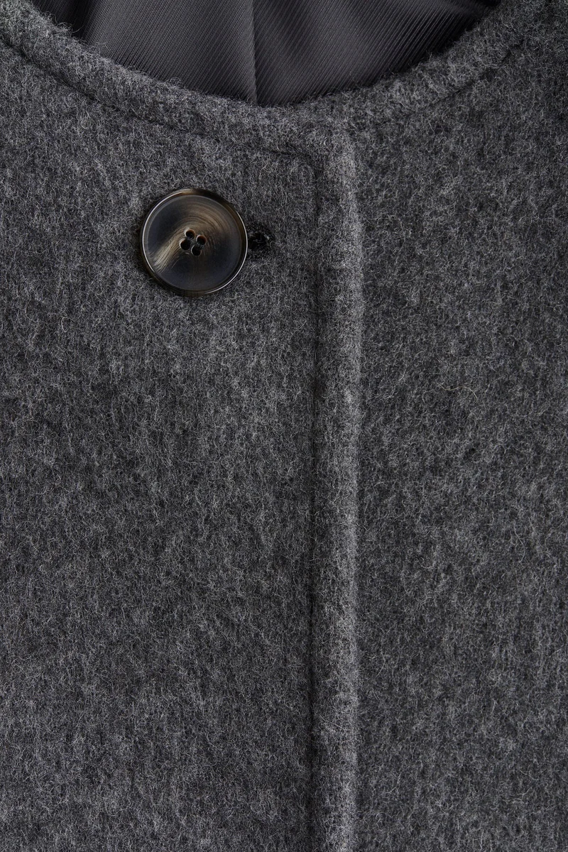 H&M Wool-blend coat with scarf