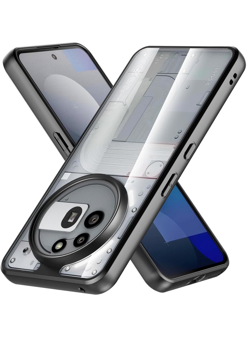 Case for Nothing Phone 3A Pro, Lightweight Hybrid Hard PC with TPU Bumper Shockproof Protective Case cover Clear Back Designed compatible for Nothing Phone 3A Pro  - Image 1