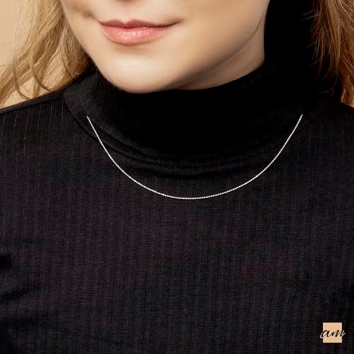 Amberta 1.1 mm Ball Chain in Sterling Silver - Image 2