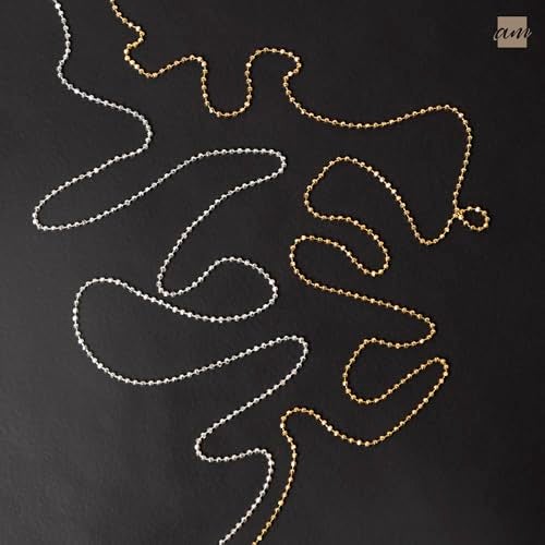 Amberta 1.1 mm Ball Chain in Sterling Silver - Image 3