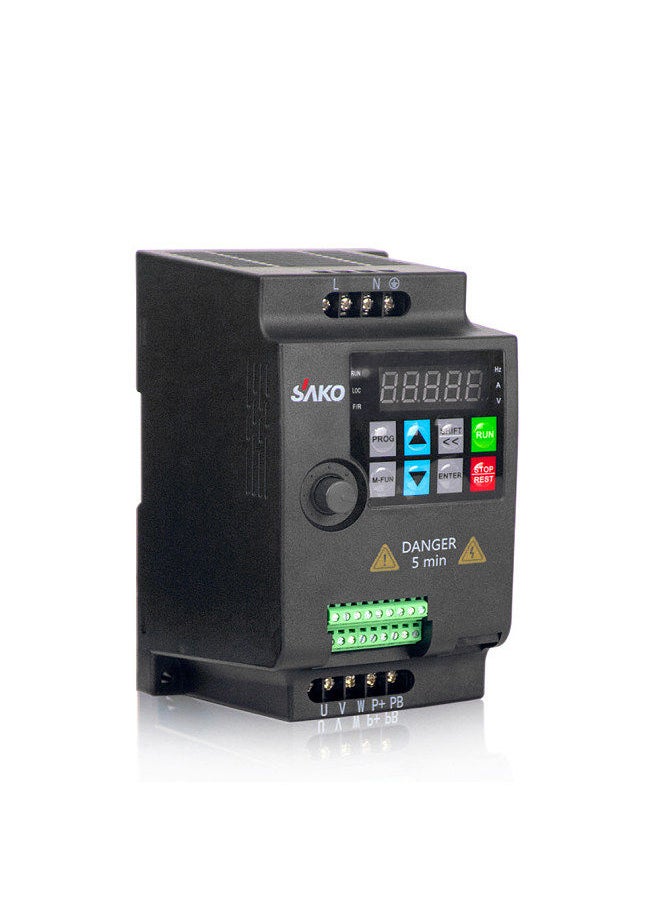 Generic - Single Phase AC220V Vector Inverter VFD Variable Frequency Converter for Stepless Motor Speed Control,2.2kw-220V - Image 1