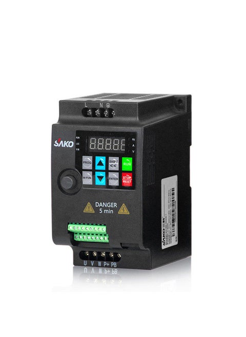 Single Phase AC220V Vector Inverter VFD Variable Frequency Converter for Stepless Motor Speed Control,2.2kw-220V