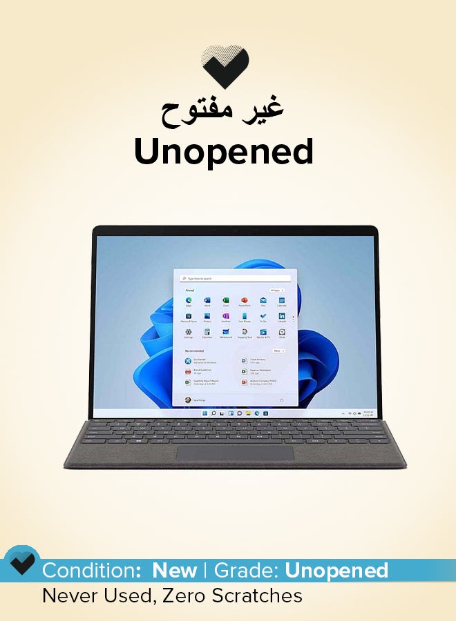 Microsoft Renewed - Surface Pro 8  Laptop With 13-Inch UHD Touch Display,Intel Core i7-1185G7 Processor/Quad Core/11th Gen/16GB RAM/256GB SSD/Intel Iris XE Graphics/Windows 10 Pro English Silver - Image 1