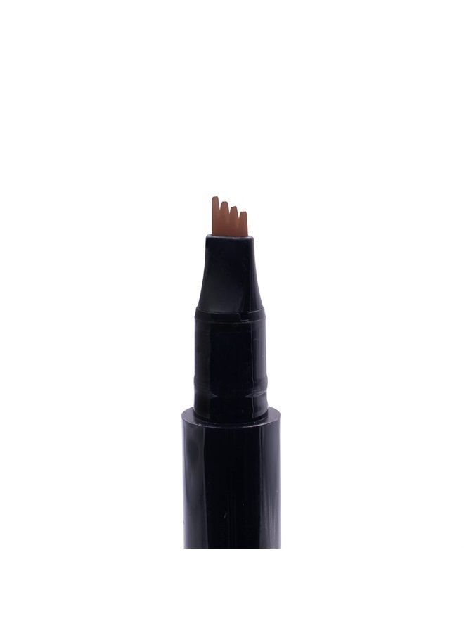 Microblading Brow Shaping Pen - For a Fuller, More Defined Brow - Long-lasting, Smudge Resistant, Rich Color - Vegan and Cruelty Free Makeup - Auburn - 0.026 oz