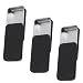 JIYIN Mini Metal Tin Containers 3 Slide Top Rectangular Hinged Tins for Jewelry Crafts Candy Gift Card Holder Small Metal Box Organizer Black - Image 2