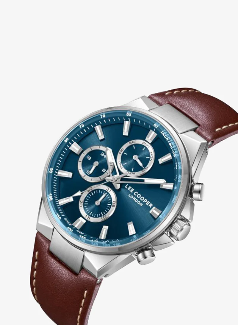 Lee Cooper Men's Leather MULTIFUNCTION Watch LC08223.392 - 43 mm