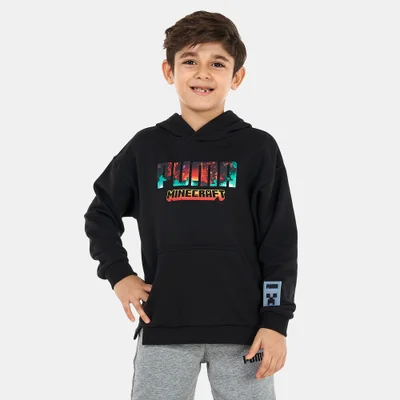 PUMA Kids' x MINECRAFT Graphic Hoodie