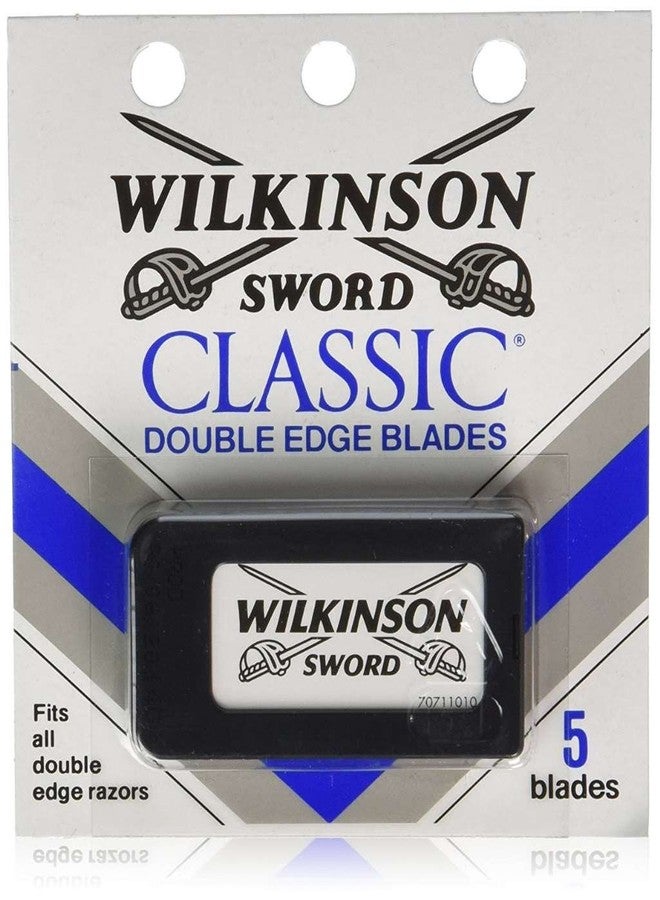 Wilkinson Sword Classic Double Edge Blades, 5 ea (Pack of 10 - Image 1