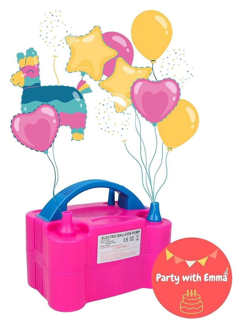 Generic Portable Electric Dual Nozzle Air Blower for Fast Balloon Inflation and Party Decoration  - Image 4