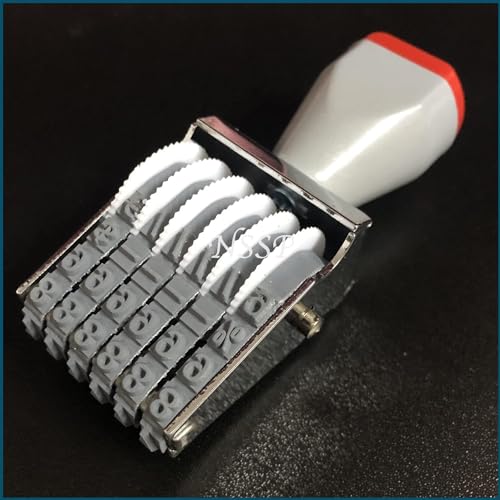 NSSP Number Stamp (Incl. ₹, Kg, Gm, No.) - 6 Digits(Without Pad/Manual/Rolling Bands)(Pack of-3) - Image 1