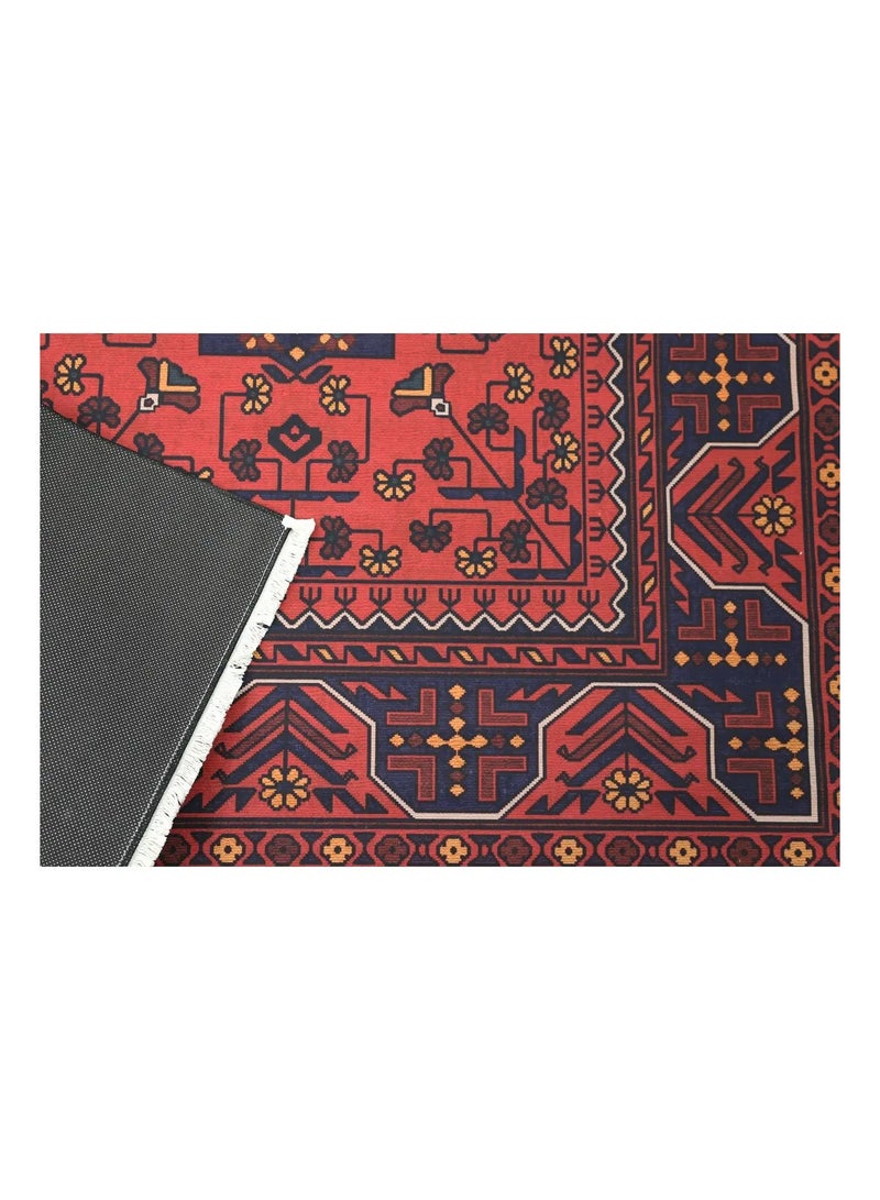 Alkaffary Carpet Bashayer safe and non-slip, pet-friendly, available in cheerful colors for a fun vibe, Red - Image 5