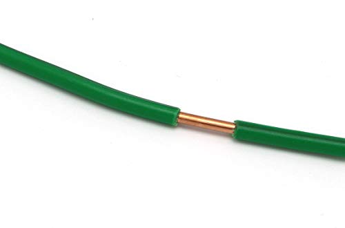 THE CIMPLE CO Ground Wire, 10 FT, Solid Copper Core, 12 AWG Wire, Indoor/Outdoor, PVC Jacket, Residential, Commercial, Industrial, THHN/THWN, 12 Gauge, Copper Wire, 3 Meters, Green - Image 3