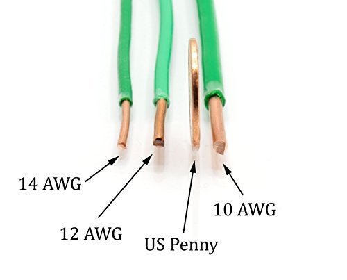 THE CIMPLE CO Ground Wire, 10 FT, Solid Copper Core, 12 AWG Wire, Indoor/Outdoor, PVC Jacket, Residential, Commercial, Industrial, THHN/THWN, 12 Gauge, Copper Wire, 3 Meters, Green - Image 4