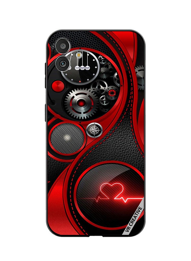VR CREATIVE Protective Case Cover For Samsung Galaxy F14 Power Heart Design Multicolour - Image 1