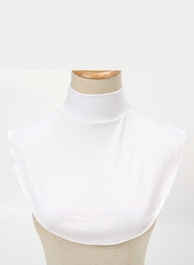 أخبار قطعتان من الياقات المزيفة القابلة للفصل، ياقة مدورة من القطن للنساء، ياقة مدورة شتوية ملفوفة للنساء والفتيات - Image 2