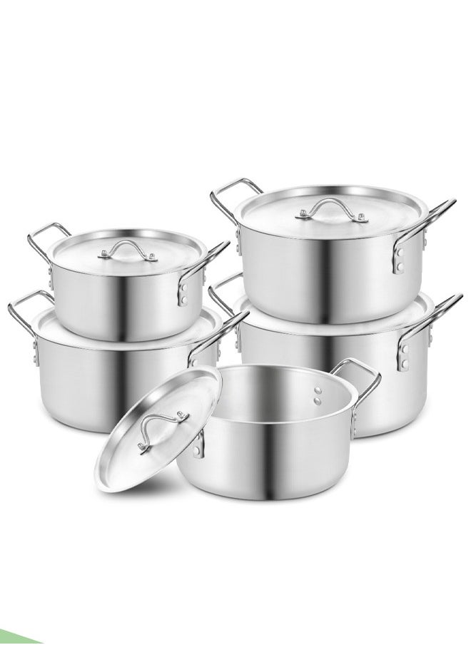 Cady One Aluminum pots set 10 pieces 