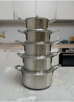 Aluminum pots set 10 pieces - pzsku/Z7A64A63AA0DDB7C97B2AZ/45/_/1737021884/246fb325-bb89-4f9a-bb11-48c97226be15