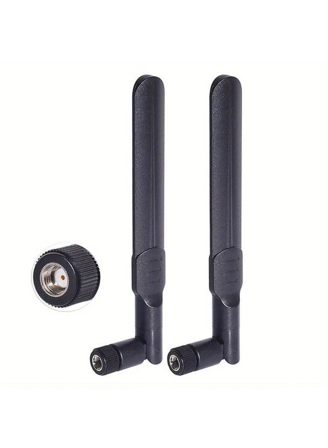2PCS RP SMA Male Dual Band WiFi 8dBi Antenna For Wireless Security Camera - Image 1