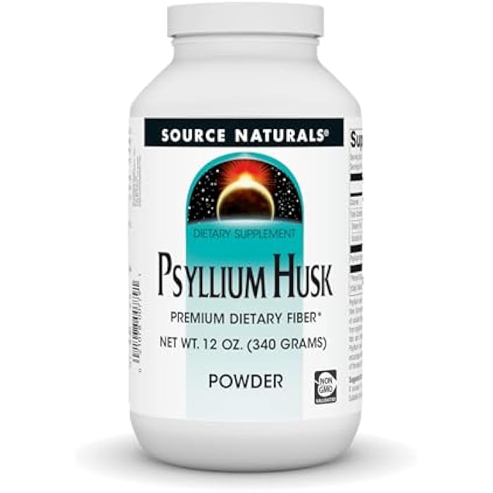 Source Naturals Psyllium Husk Powder, 12 oz - Image 1