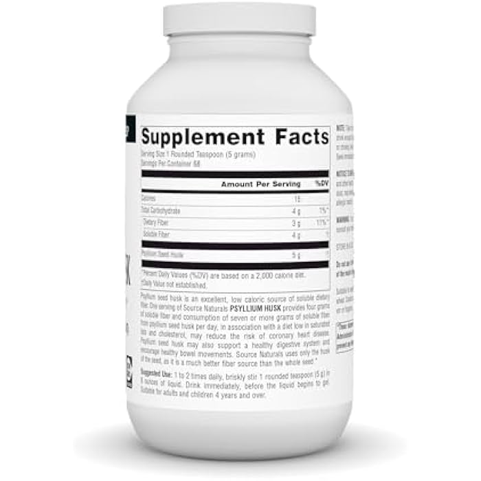 Source Naturals Psyllium Husk Powder, 12 oz - Image 2