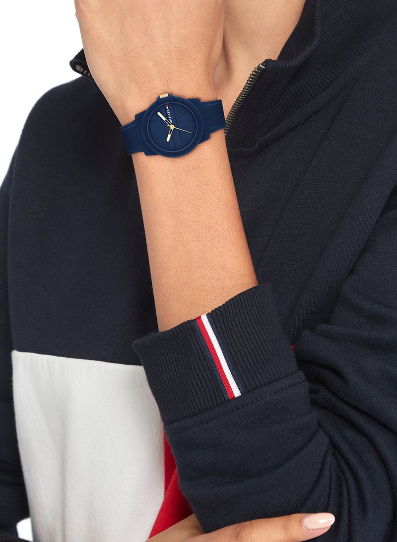 TOMMY HILFIGER Women's Analog Round Shape Silicone Wrist Watch 1782692 - 36 Mm - Image 4