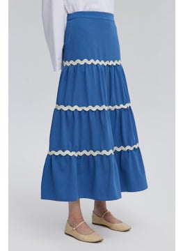 Touche Flounce Skirt with Stripe Detail  - Image 3