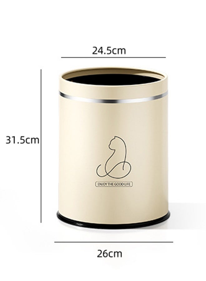 16L علبة القمامة ، علبة القمامة المنزلية ، علبة القمامة البلاستيكية ذات القدرة الكبيرة. مزدوجة سلة الداخلية والخارجية ، علب القمامة لغرفة المعيشة ، المطبخ ، الحمام وغرفة النوم سلة الرماد - Image 2