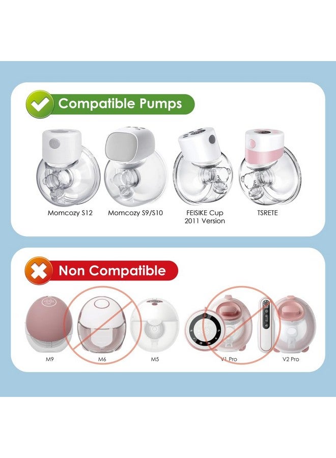 Maymom Membrane Compatible with Momcozy S9/S12 FEISIKE Wearable Cup 2011 Version TSRETE; Compatible with Momcozy Silicone Diaphragm; Replacement Wearable Pump Parts. 2pc - Image 2