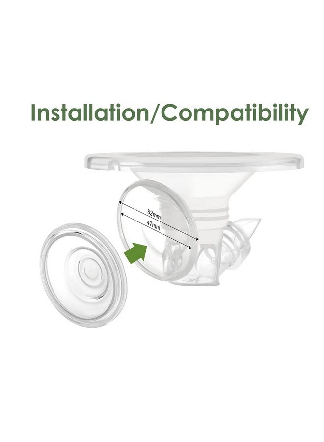 Maymom Membrane Compatible with Momcozy S9/S12 FEISIKE Wearable Cup 2011 Version TSRETE; Compatible with Momcozy Silicone Diaphragm; Replacement Wearable Pump Parts. 2pc - Image 4