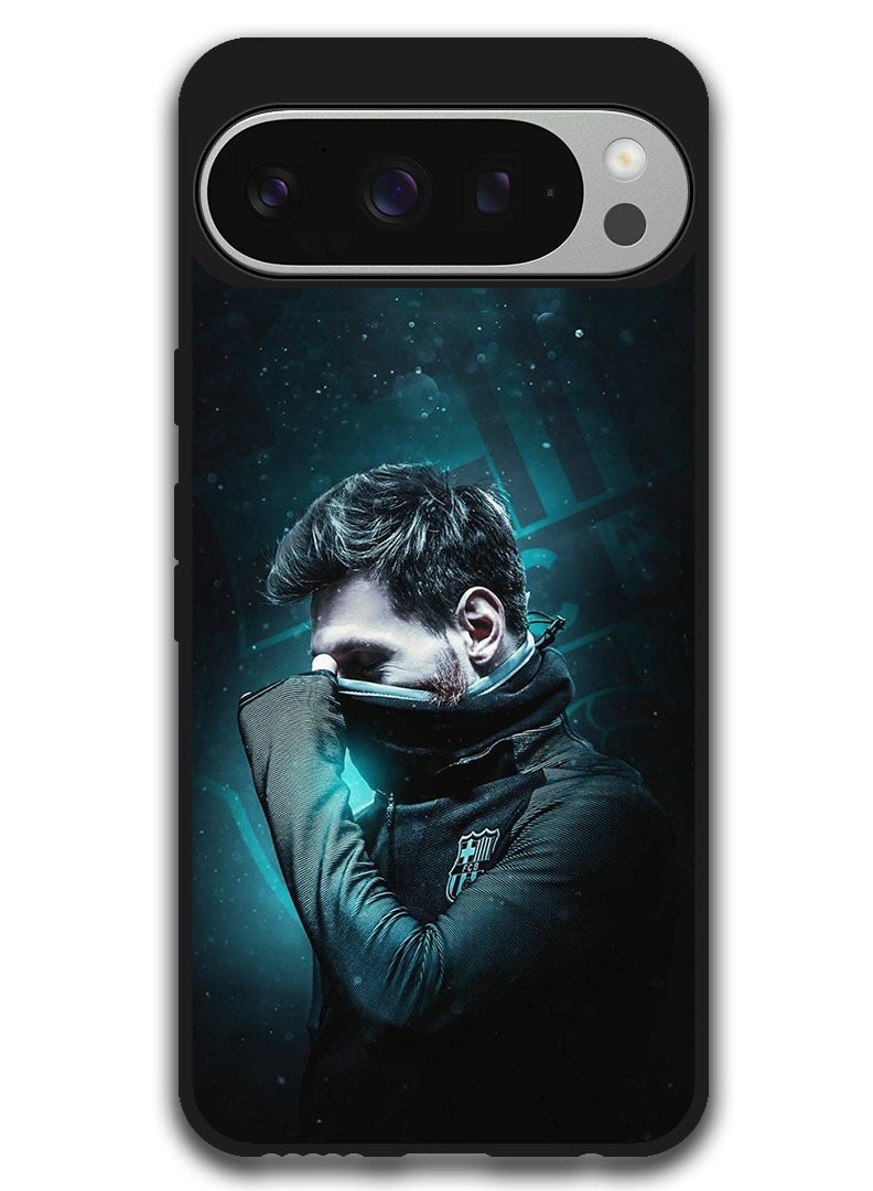 Theodor Protective Case Anti Scratch Shock Proof Bumper Cover For Google Pixel 9 Pro XL Messi 3 - Image 1