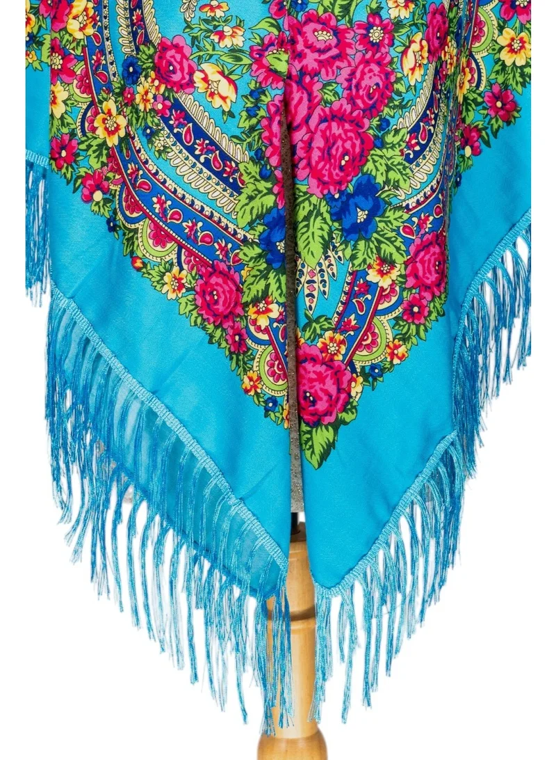 D'daniela  Tamara Women's Eastern European Cotton Tassel Shawl for Women | Best Price UAE