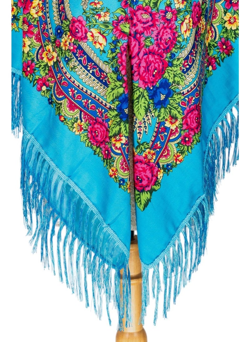 دىدانيالا شال قطن نسائي بشرّابات بتصميم شرقي أوروبي من تمارا - Image 5