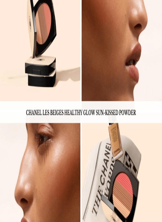 CHANEL CHANEL Les Beiges Healthy Glow Sun-Kissed Face Powder in Medium Coral, 15g – Illuminating Bronzer & Blush for a Natural, Radiant Complexion  - Image 5