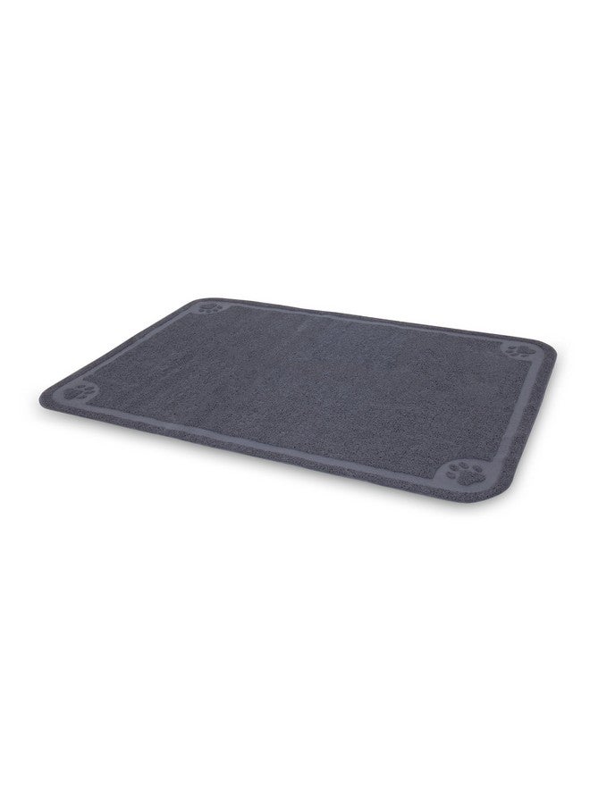 Petmate Litter Catcher Mat Extra Large, Grey, Model:22990 47X32X0.25 Inch (Pack Of 1) - Image 1