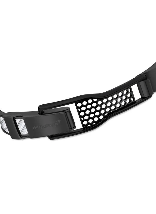 McLaren Agility Black Metal Bracelet for Men 65 x 52 mm