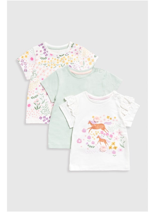 mothercare - تي شيرتات برية - 3 عبوات - Image 1