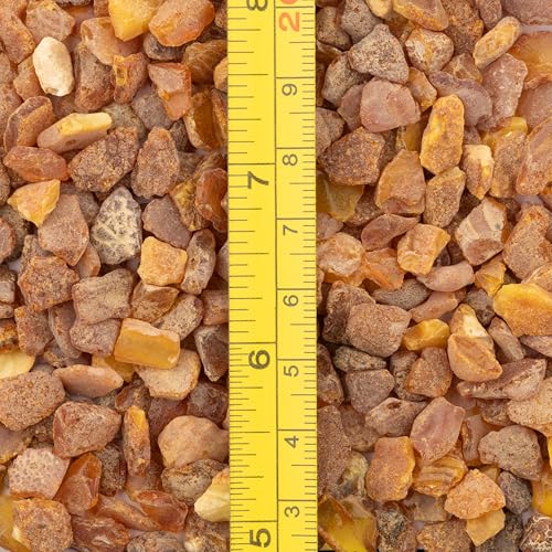 Amber Culture Amber Stones Polished and Raw – 100% Natural Baltic Chips Ambar Piedra for Crafting Jewelry and Beads (No Holes) - Amber Culture - Image 2