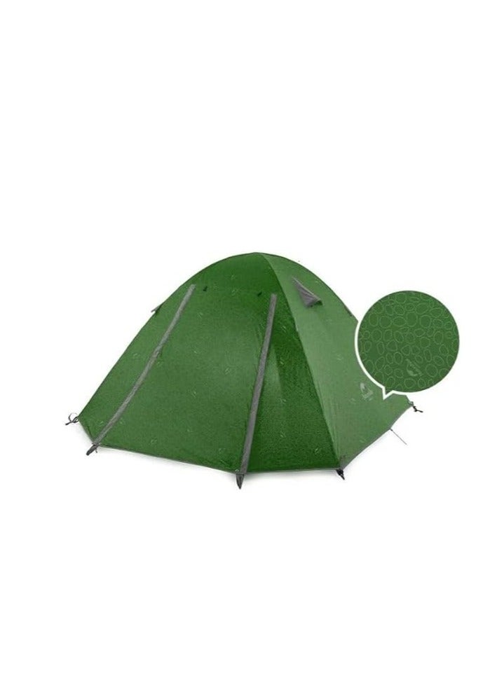Naturehike aluminum pole tent with new material  embossed design 3 man Forest green - Image 1