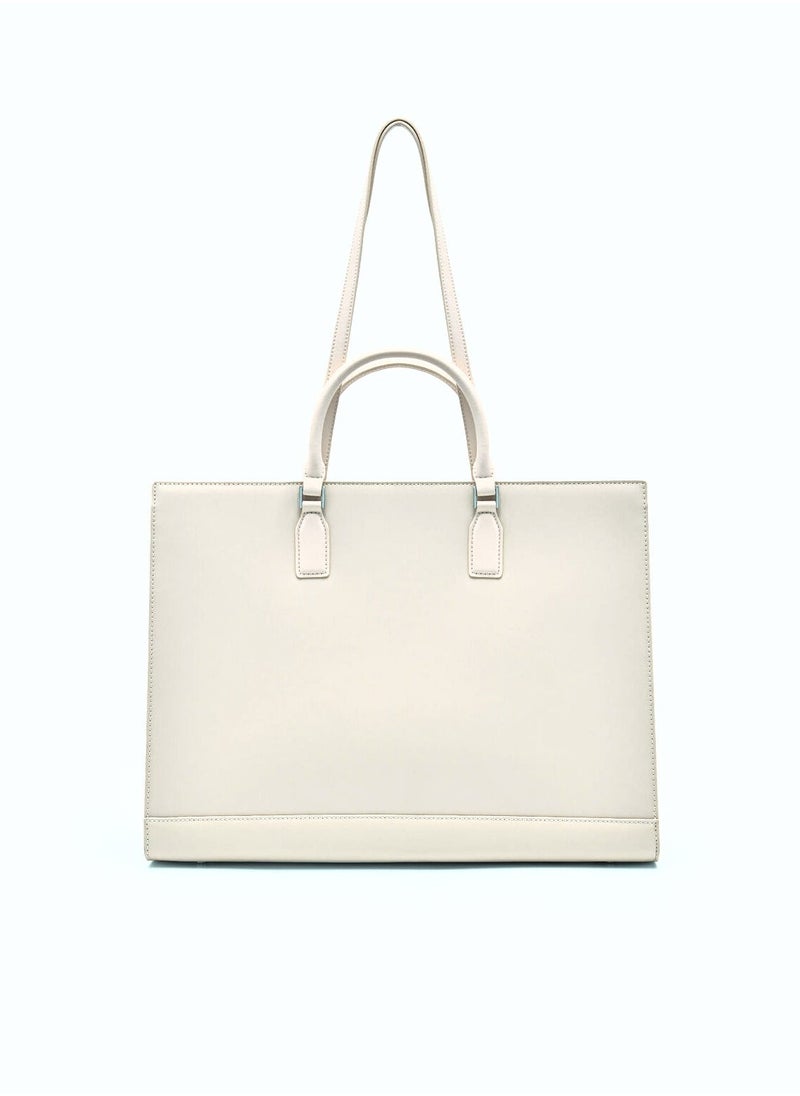 Pedro - Pedro Studio Leather Pixel Tote Bag - Image 1