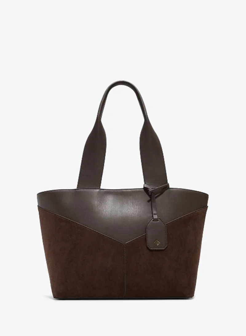 Saage Womens Black Tote Bag