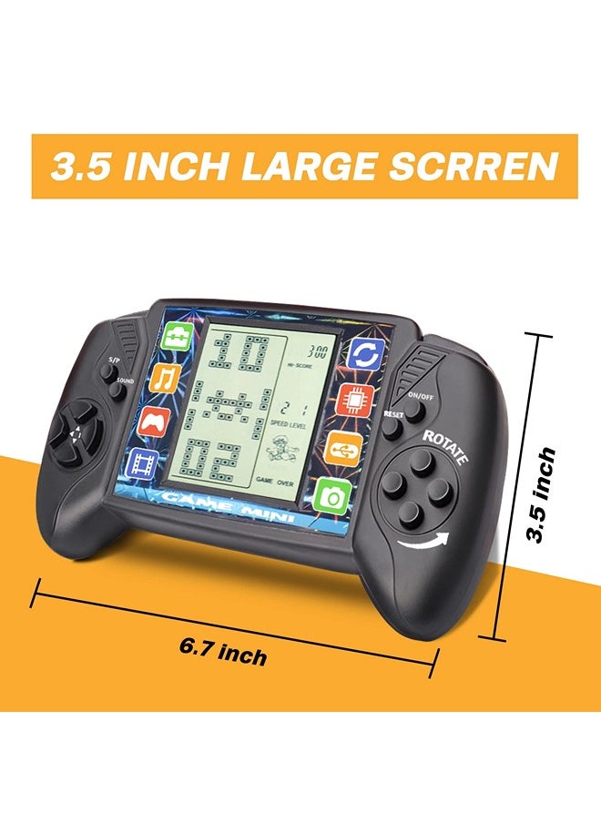 ShebSheb Classic Tetris Game Console,Retro Handheld Game Console,Built in 23 Puzzle Games,3.5 In LCD Mini Portable Brick Game Player(Battery not included)  - Image 5