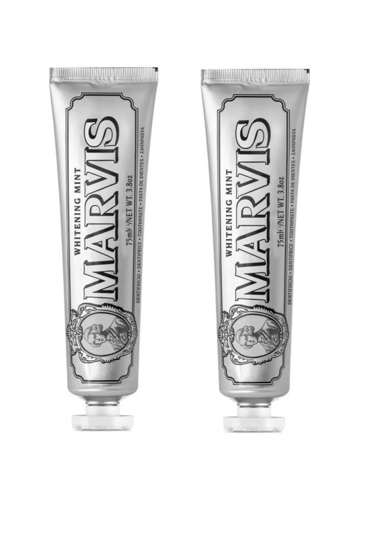 مارفيس عبوة من معجون أسنان مبيض بنكهة النعناع مع إكسيليتول، 85 مل/4.2 أونصة - Image 1