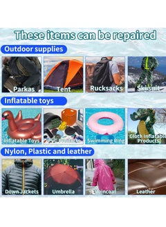 Oasisgalore 6Pcs Waterproof Inflatable Patch Repair Kit，Large TPU Pool Repair Patch for Bounce House, Raincoat, Umbrella，Clear  - Image 4