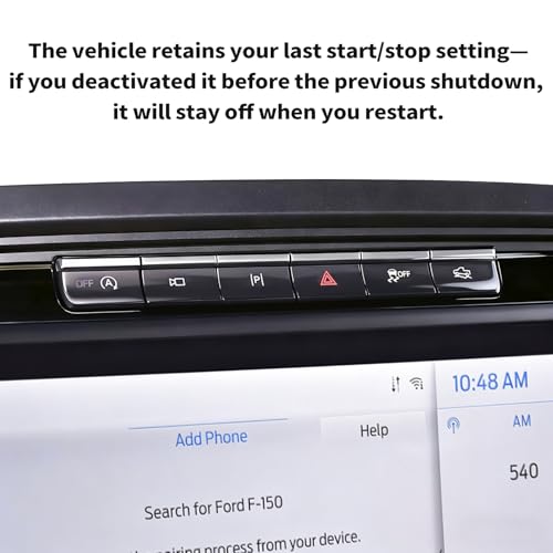 UltraEra Auto Start Stop Eliminator for 2021 2022 2023 2024 2025 for Ford F150 Turn Off Idle Engine Stop Start System Disabler Harness Start Stop Disable-Plug Play NOT work on Powerboost/Hybrid models - Image 3