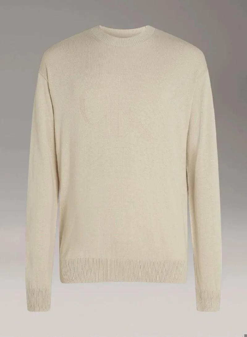 Calvin Klein Jeans  Monogram Logo Sweater for Men | Best Price UAE